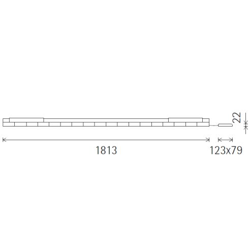 65512.000 LIGHTGAP Recessed grazing light wallwasher