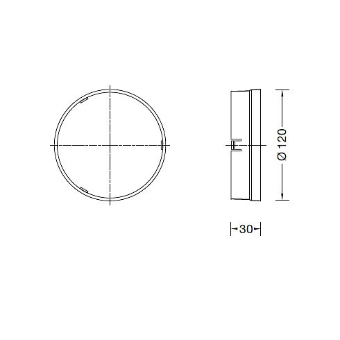 Accessory - 10081 Fixing frame for BEGA luminaires