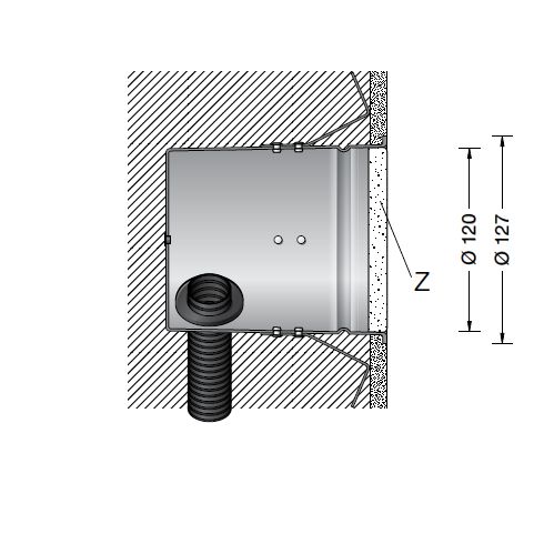 Accessory - 10781 Installation housing for BEGA luminaires