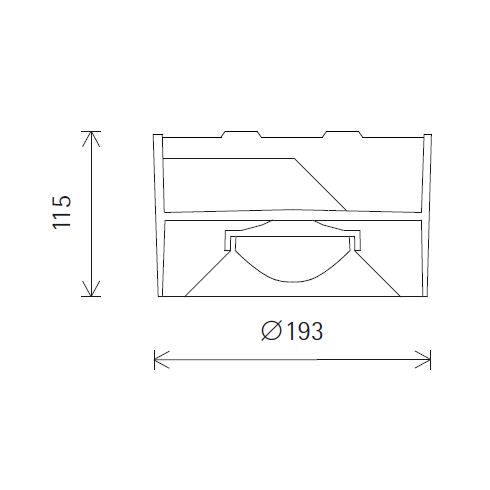 86357.000 SKIM Surface-mounted downlight