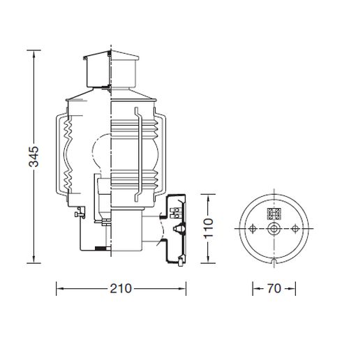 31019K3 Wall luminaire