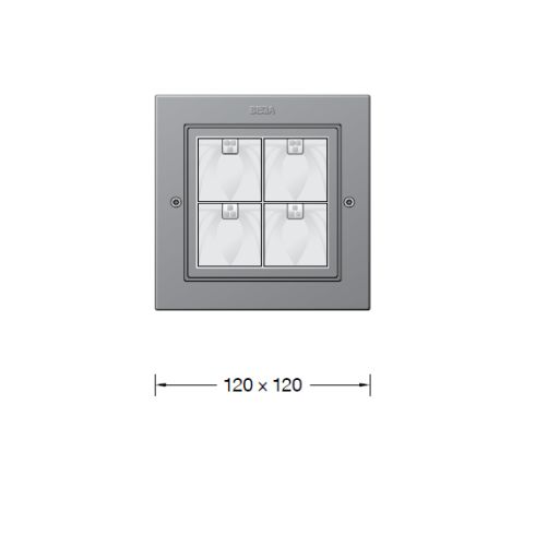 24812K3 Recessed LED ceiling downlight, white