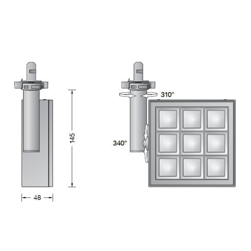 51083.5K4 Spotlight for 3-circuit Eurostandard-Plus® systems