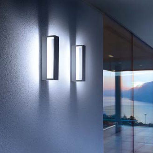 MINICOOL 220 grey LED wall luminaire