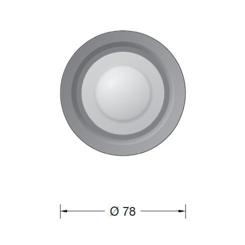 24791WK3 Recessed LED ceiling spotlight, white