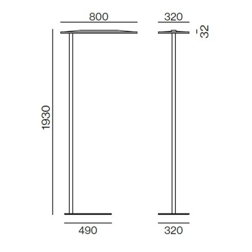 TASK SOFT Floor luminaire, white