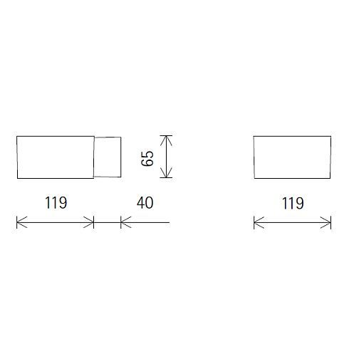 65068.000 PANTRAC Wall luminaire - Ceiling washlight