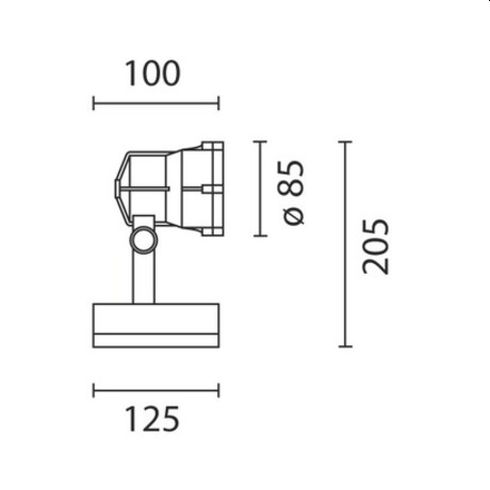 MiniWoody 26° 3000K Floodlight, black