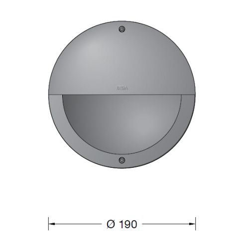 24152K3 Recessed LED wall luminaire, graphite