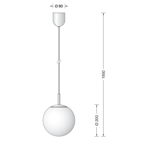 45485.1K3 Pendant luminaire, white