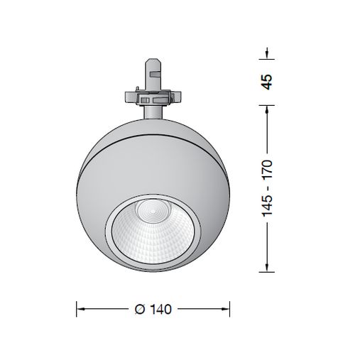 50965.5K3 Spotlight for 3-circuit Eurostandard-Plus® systems