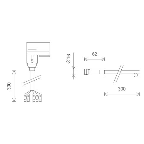13997.000 OEM adapter white for ERCO DALI system