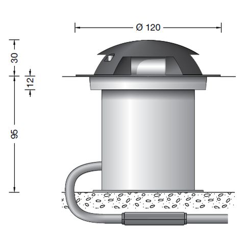 88675K3 LED in-ground luminaire