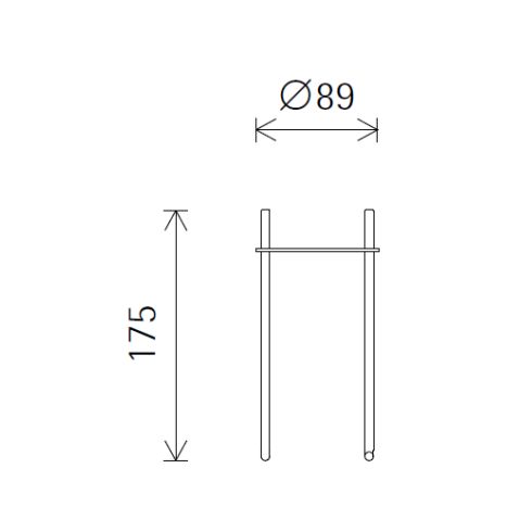 33979.000 Concrete anchor Accessory for ERCO bollards