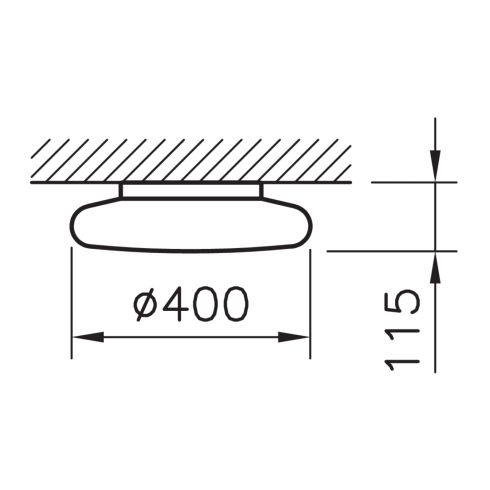 COLLINA LED 13W Ceiling and wall luminaire