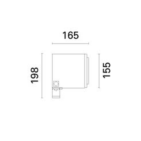 iPro medium 20° 3000K Floodlight, white