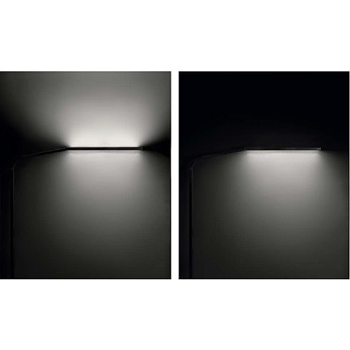 Force One POWER matt silver LED floor luminaire 4000K