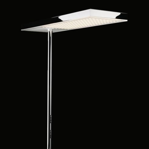 Office Air 2.0 POWER chrome LED floor luminaire 3000K