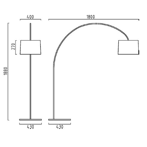 ROXX black Floor luminaire