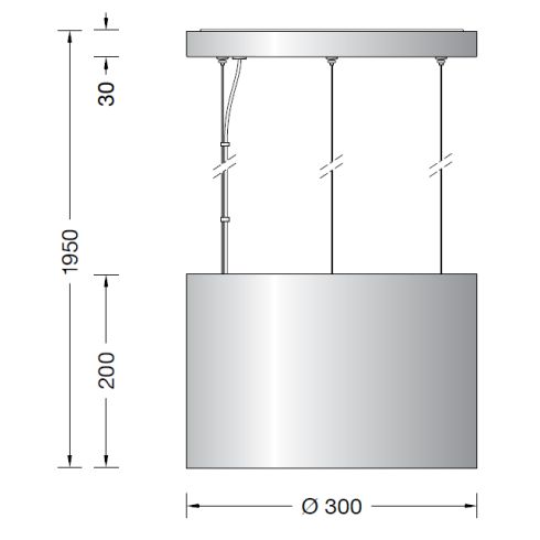 50739.2K3 - STUDIO LINE LED pendant luminaire, aluminium