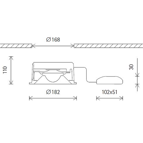 80024.000 SKIM Downlight