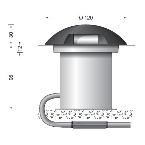 88671K3 LED in-ground luminaire