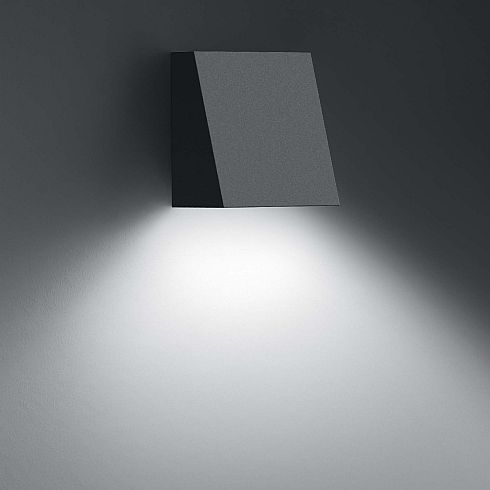 22215K3 LED wall luminaire, graphite