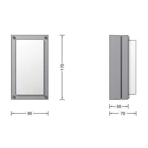 22400K3 LED wall and ceiling luminaire