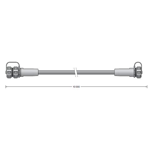 71187 Extension cable 10m BEGA UniLink system component