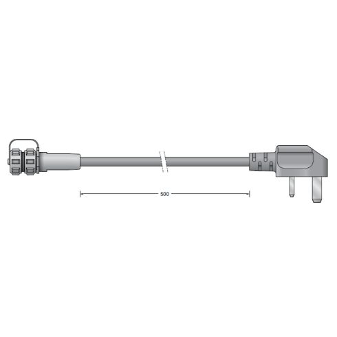 71181 Mains plug BEGA UniLink system component