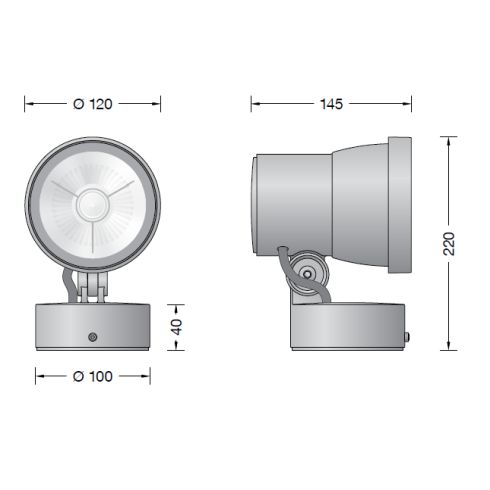 84945K4 Compact LED floodlight