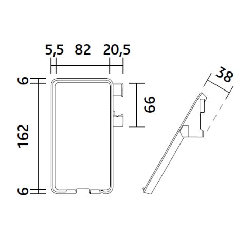 Accessory - smartphone holder for ROXXANE LEGGERA CL