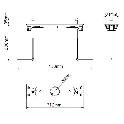 Accessory - Flange for SIMES bollards