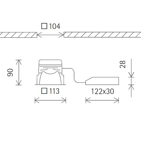 35022.000 QUINTESSENCE Downlight