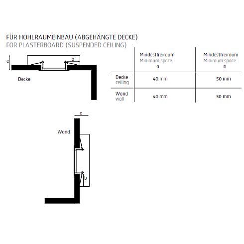 Modul Q 36 In LED recessed ceiling luminaire, white