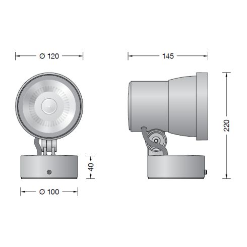 84958K3 Compact LED floodlight