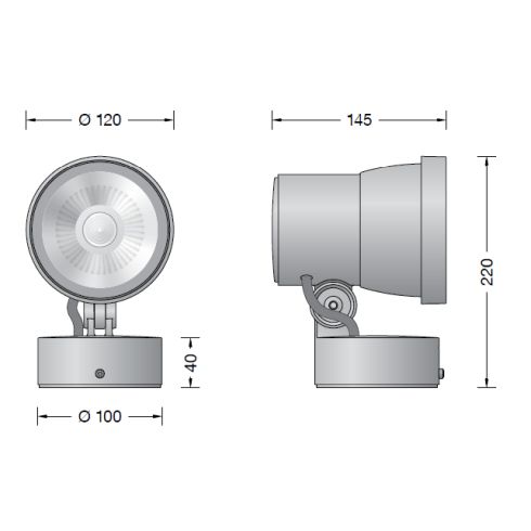 84952K4 Compact LED floodlight