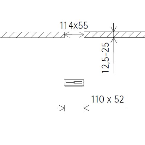 87152.000 MOUNTING FRAME for ERCO luminaires