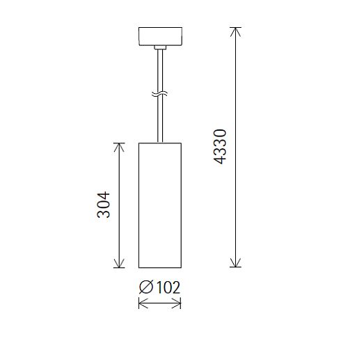 85778.000 QUINTESSENCE Pendant downlight