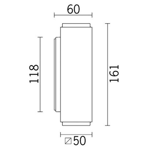 iPro micro up-down 84° LED ceiling luminaire, grey