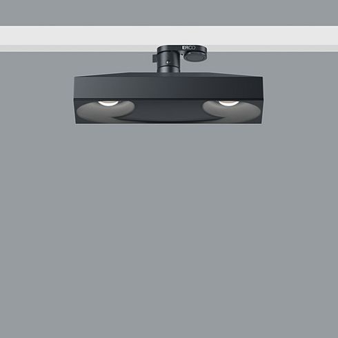 77926.000 SKIM black Downlight for ERCO 3-circuit track system