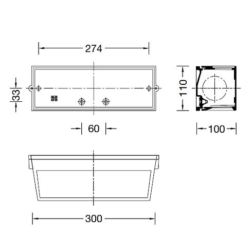 22399K3 Wall luminaire