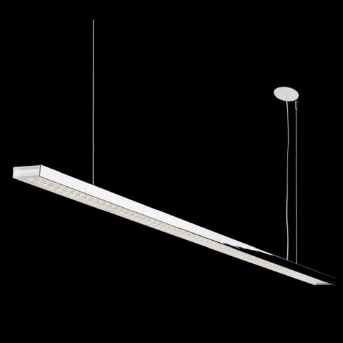 MODUL L 120 LED pendant luminaire, chrome