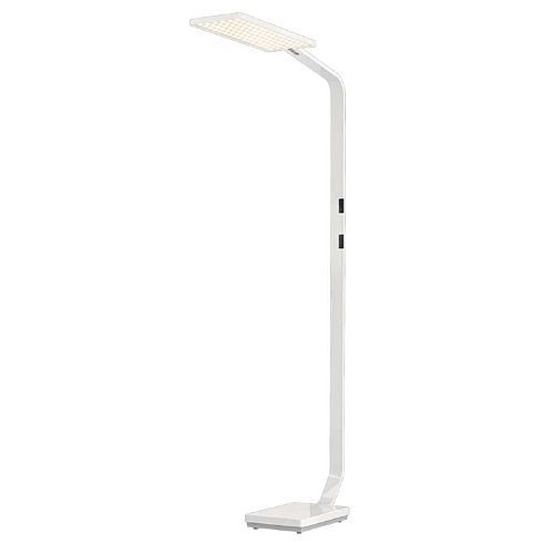 Force One POWER matt silver LED floor luminaire 3000K