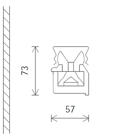 65512.000 LIGHTGAP Recessed grazing light wallwasher