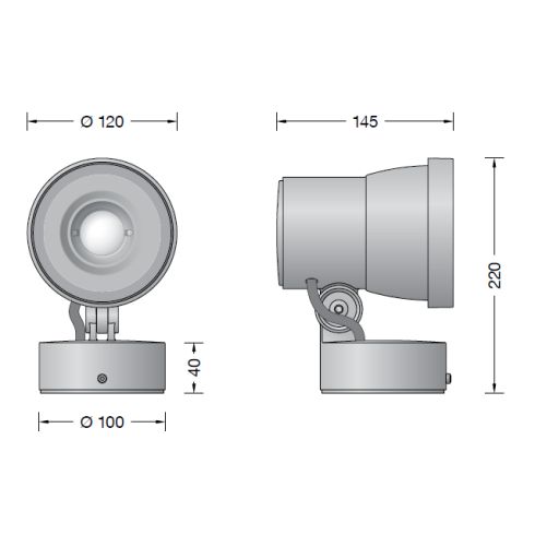 84811K3 LED Zoom floodlight