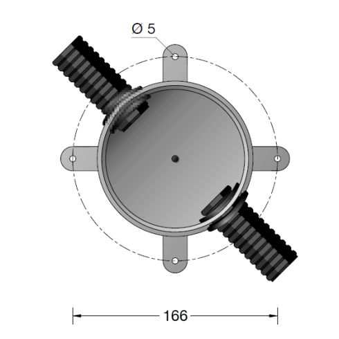 Accessory - 10781 Installation housing for BEGA luminaires