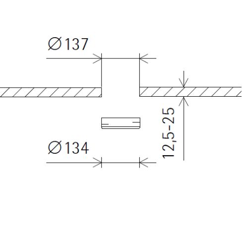 82936.000 MOUNTING RING for ERCO luminaires