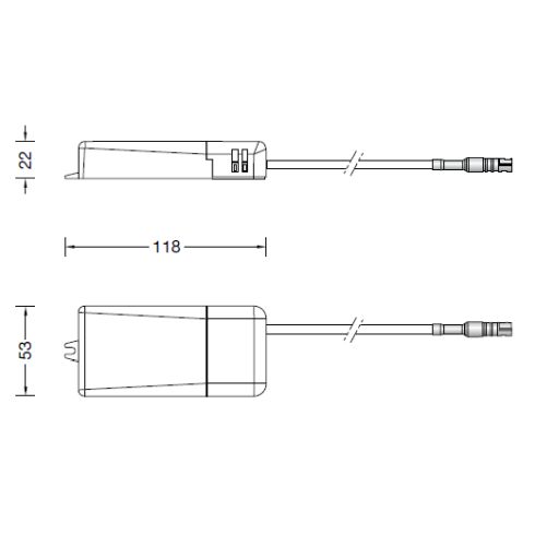 Accessory - 13144 Power supply on/off for BEGA LED luminaires