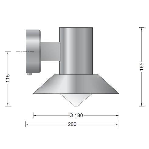 31058K3 LED wall luminaire